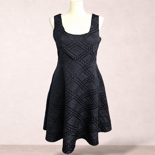 City Chic Black Fit & Flare Dress | Plus Size XS/14