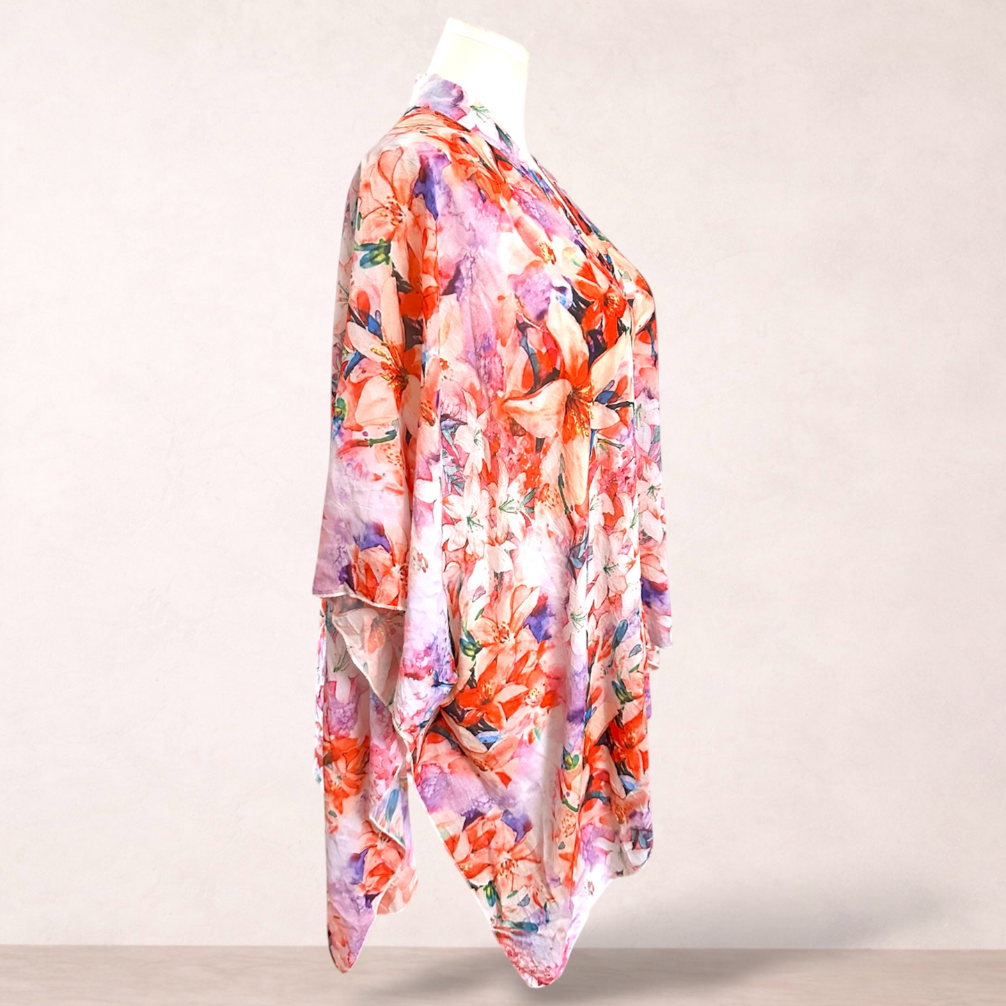 Boho Australia Watercolour Kimono Cover-up | Size M/L 12-16