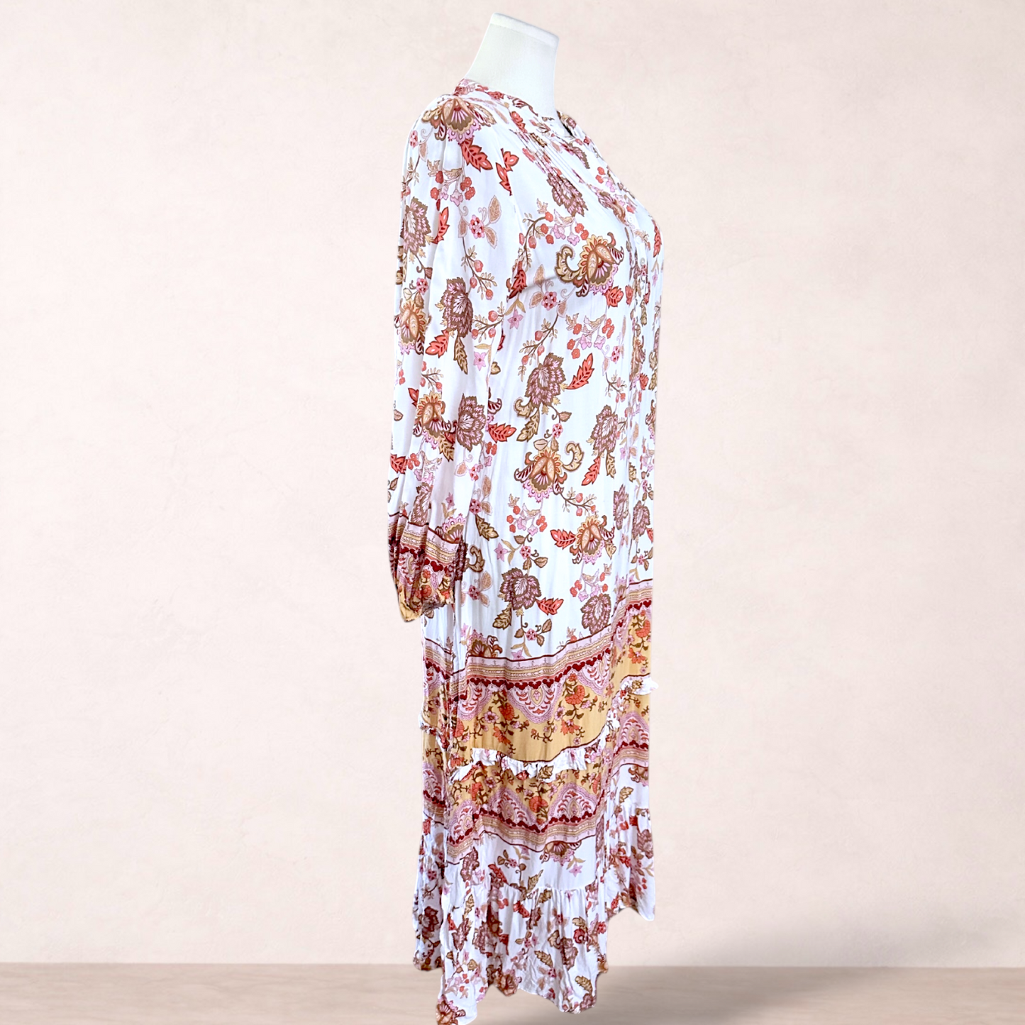 Jaase Boho Floral Maxi Dress Size | XL 16/18
