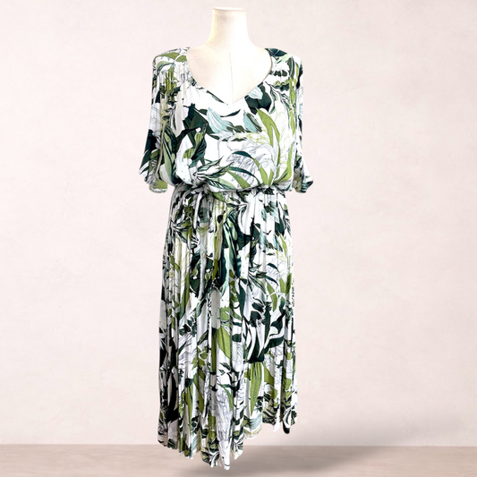 Autograph Botanical Maxi Dress | Plus Size 22 | New with tags