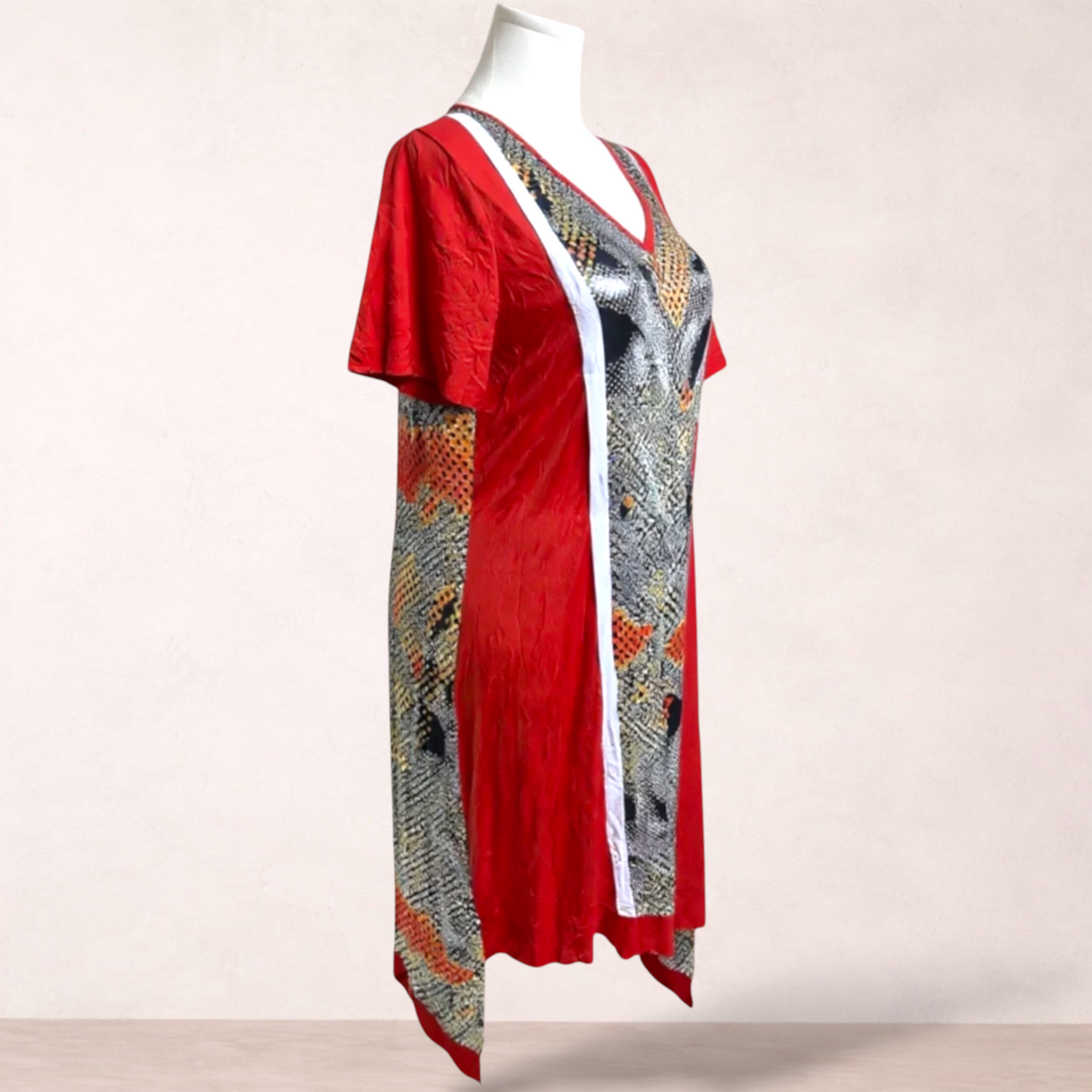 Taking Shape Print Dress | Plus Size XS 14/16