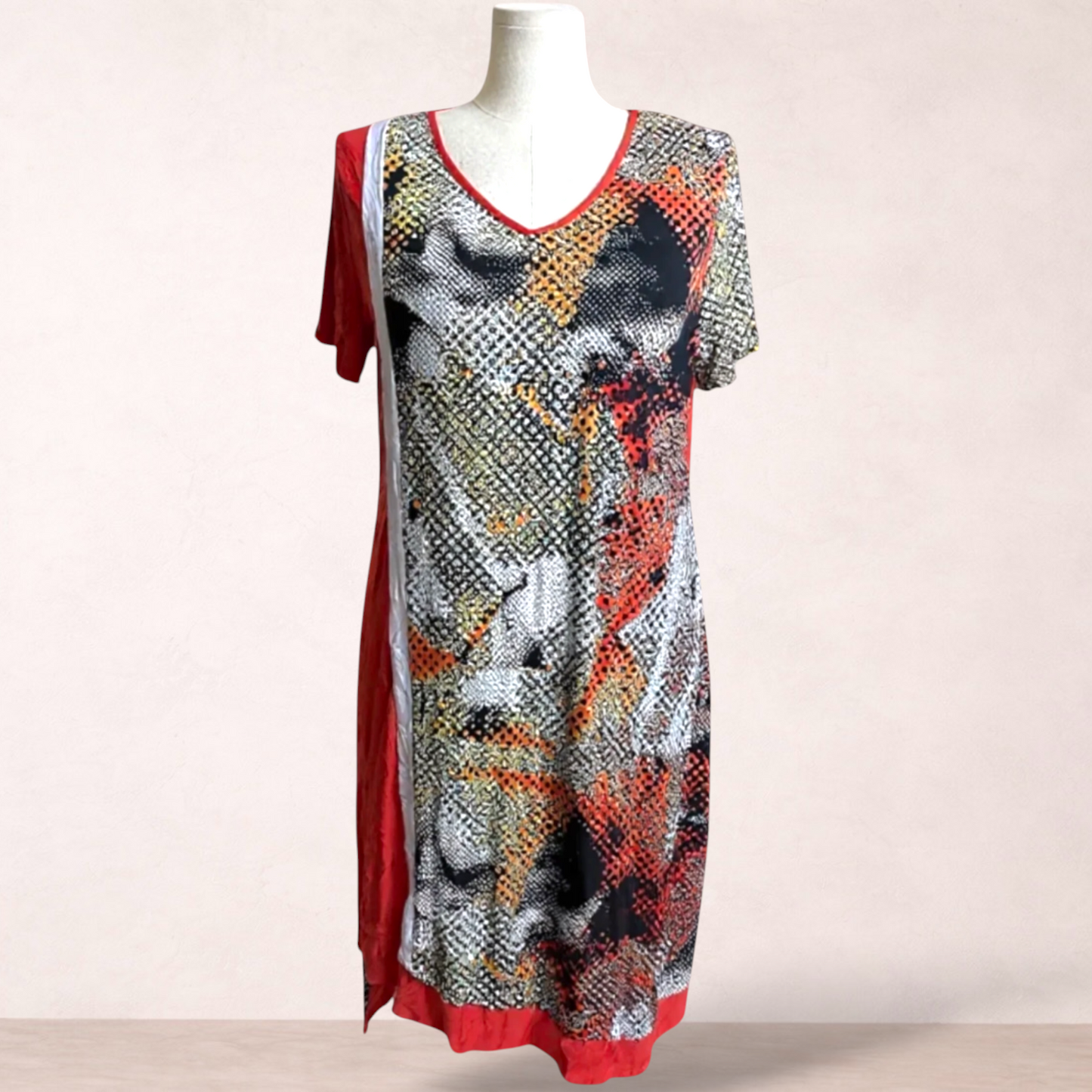 Taking Shape Print Dress | Plus Size XS 14/16