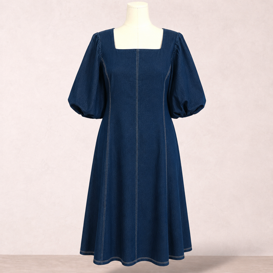 City Chic Denim Midi Dress | Size XXL/24 | New with tags