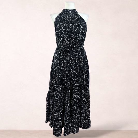 You & All Black Polka Dot Maxi Dress | Plus Size 20 | New with tags