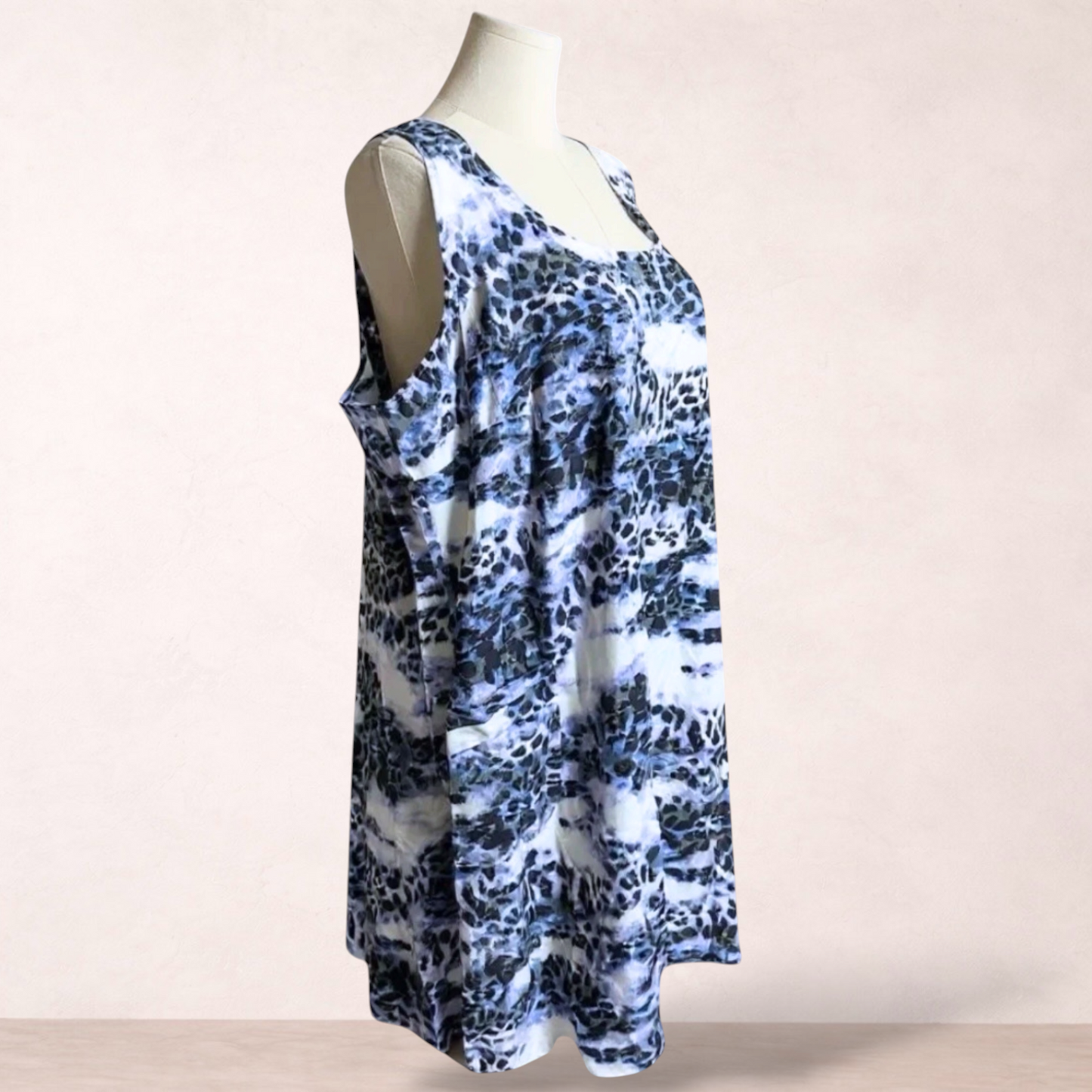 Autograph Print Pocket Shift Dress | Plus Size 22 | New with tags