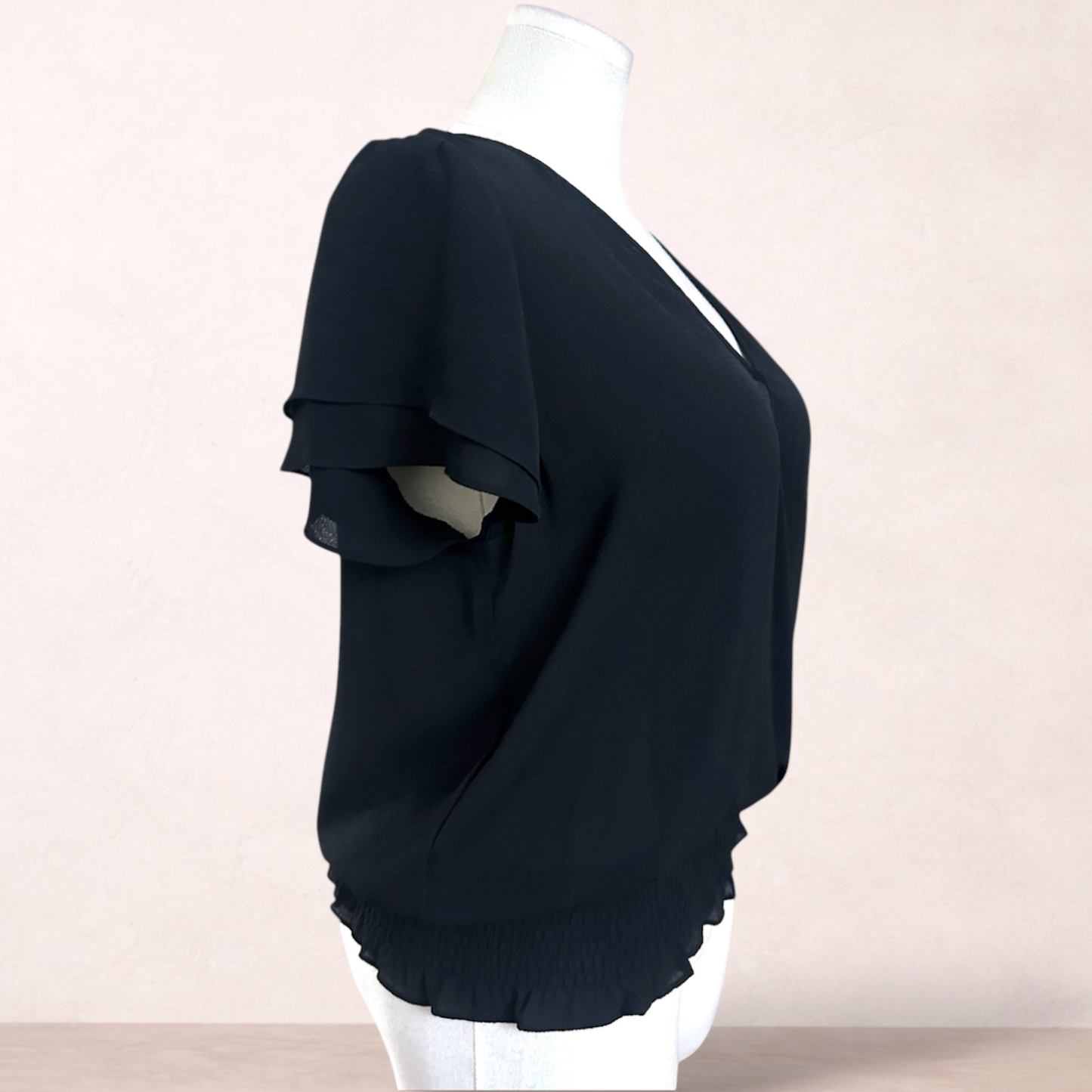 Seed Heritage Black Blouse Top | Size 14