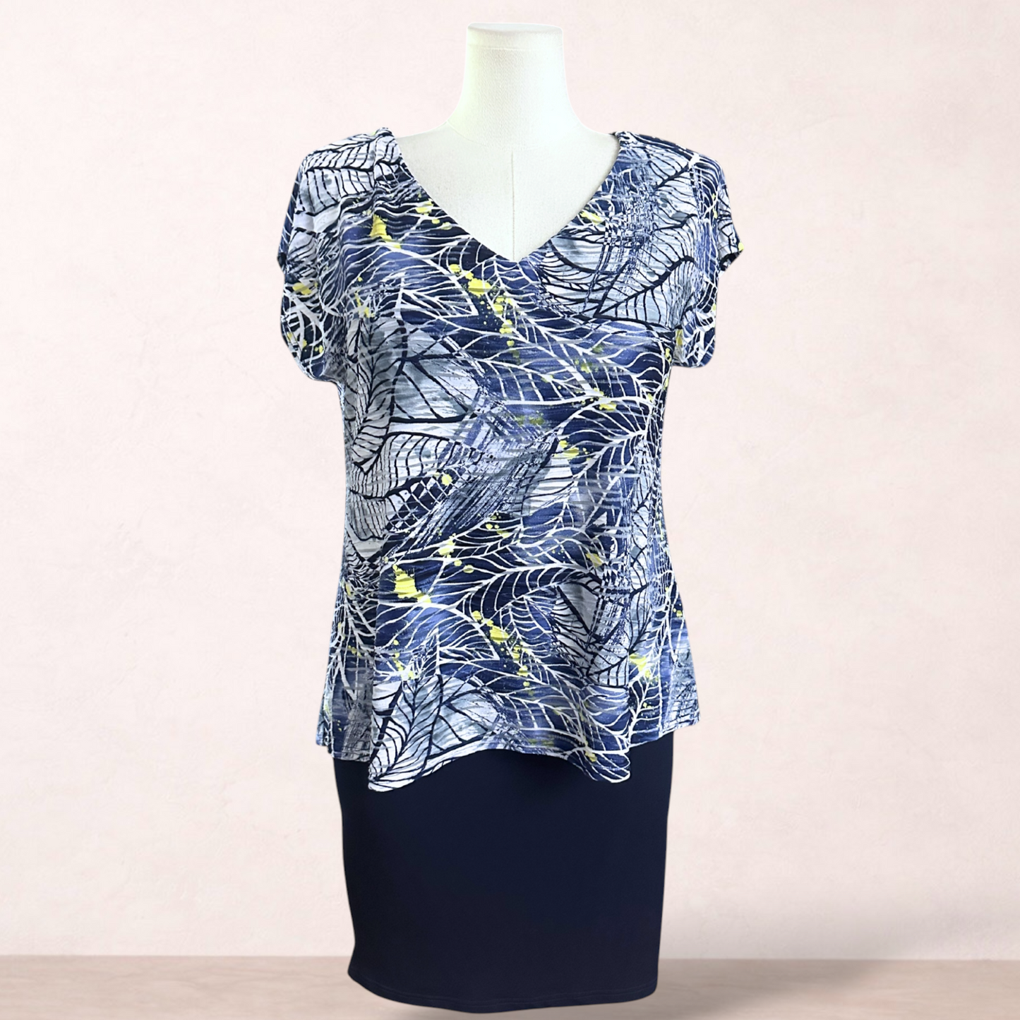 Philosophy Layered Print Dress | Size 16