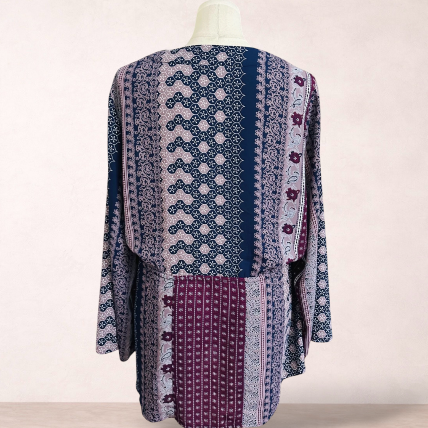 Beme Boho Print Top | Plus Size 24