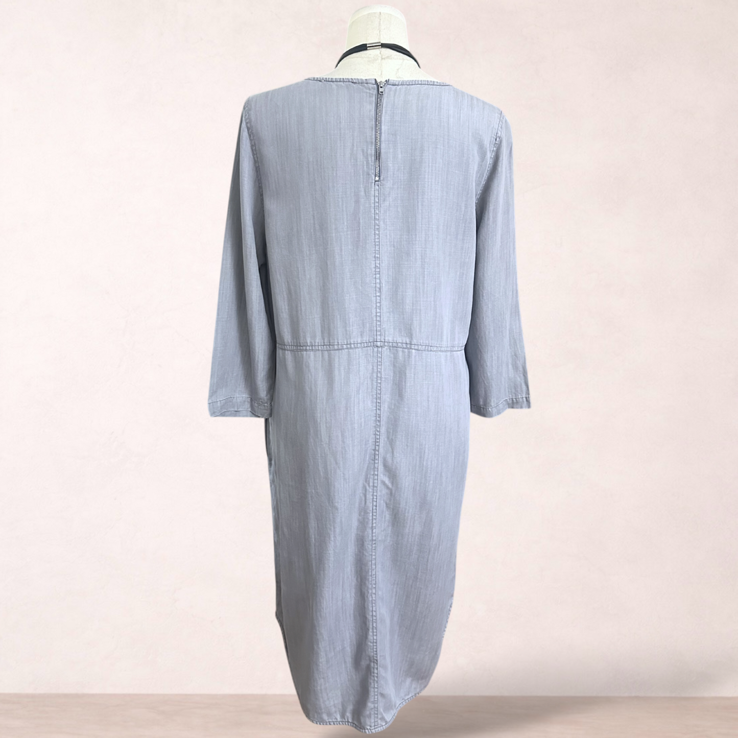 Regatta Soft Grey Pocket Midi Dress | Size 16