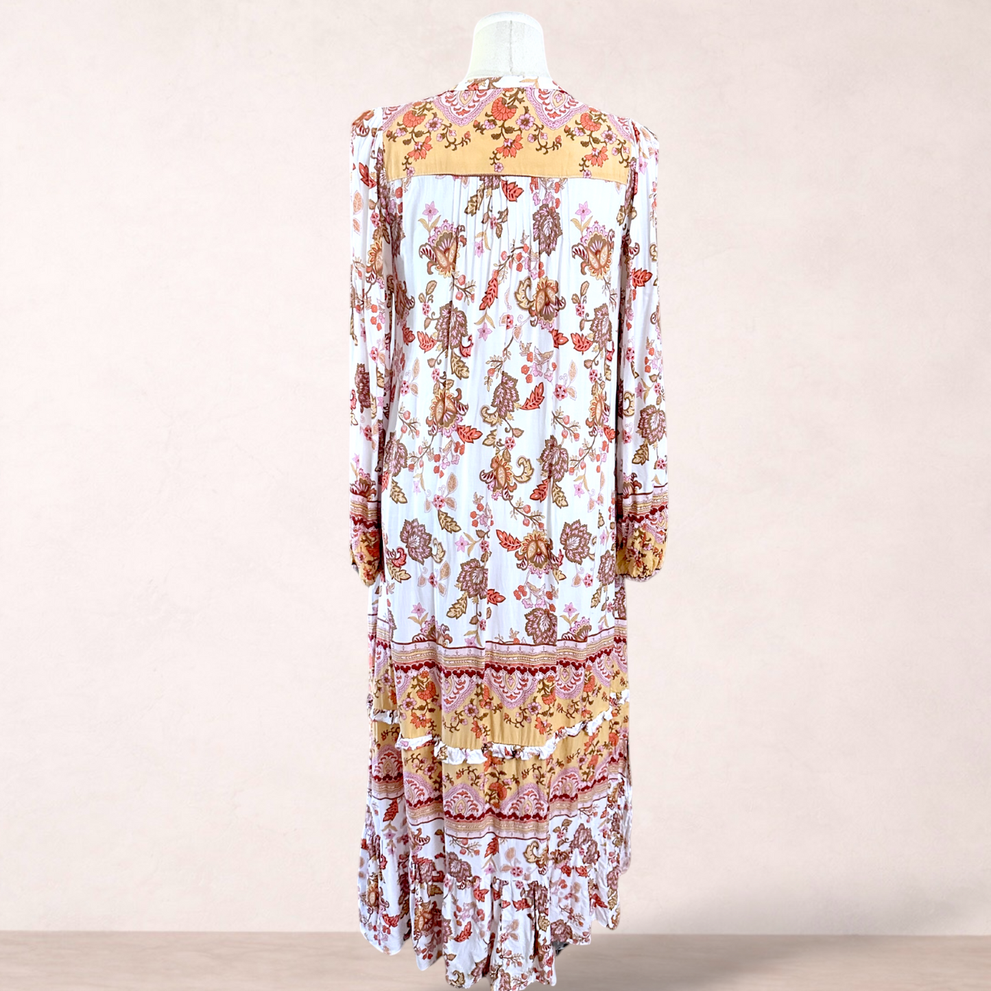 Jaase Boho Floral Maxi Dress Size | XL 16/18