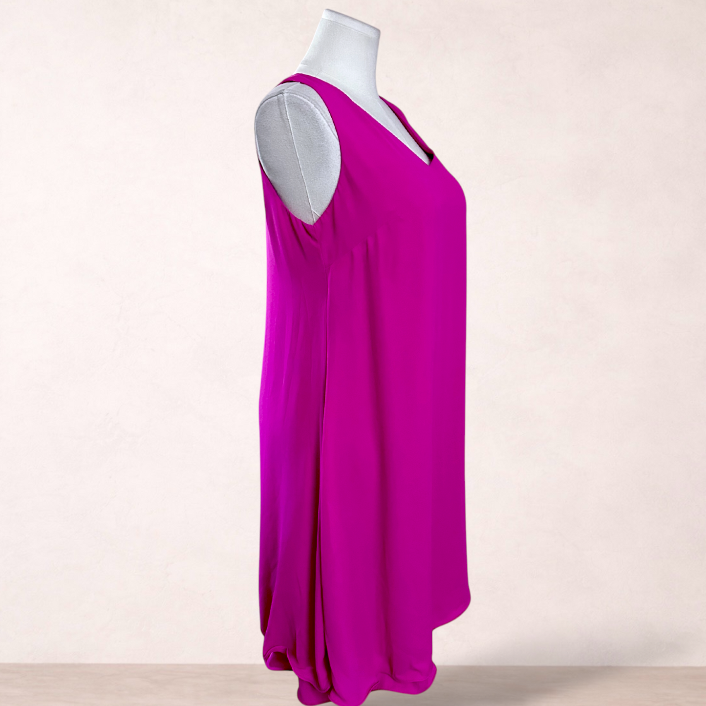 Taking Shape Fuchsia Pink Dress | Plus Size 14