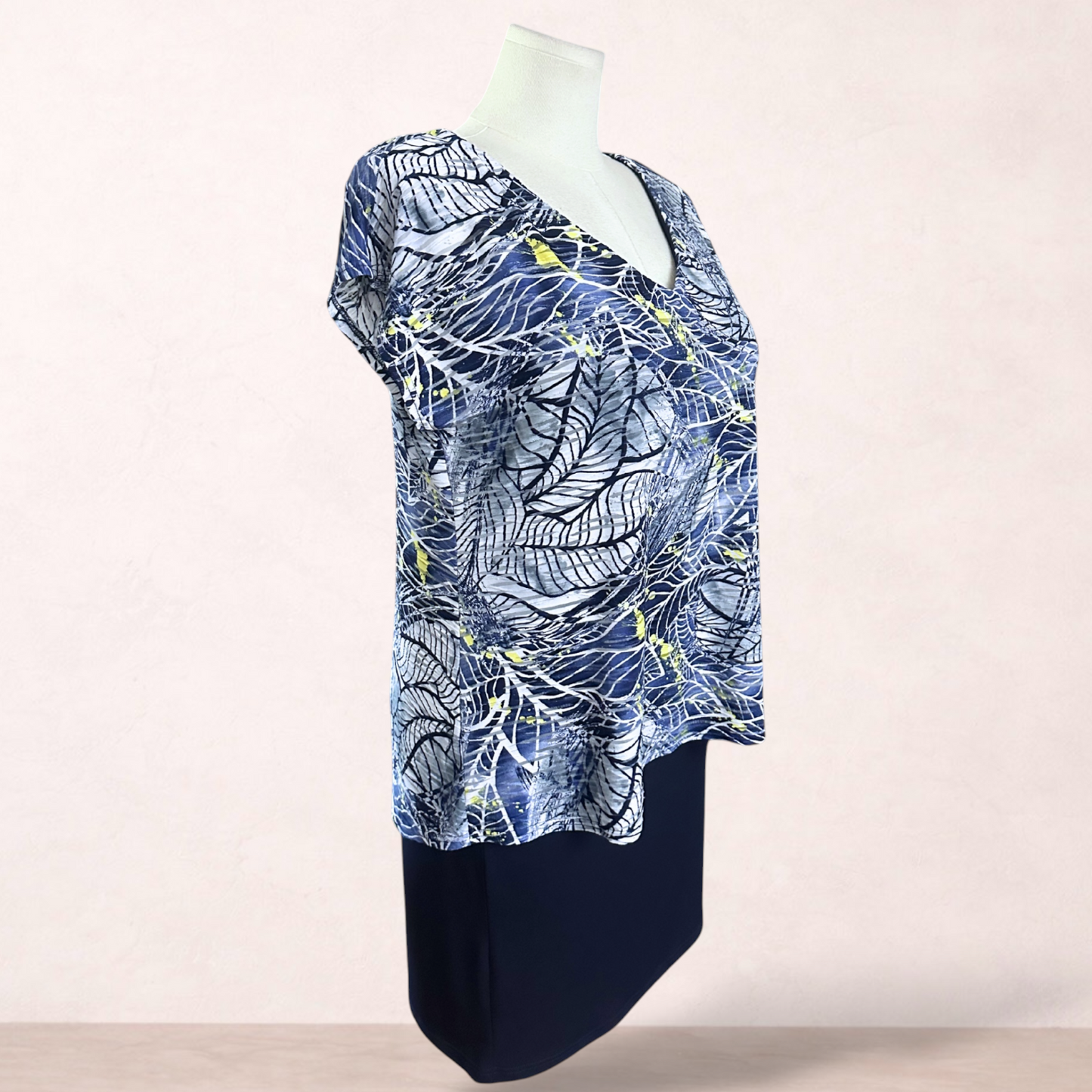 Philosophy Layered Print Dress | Size 16