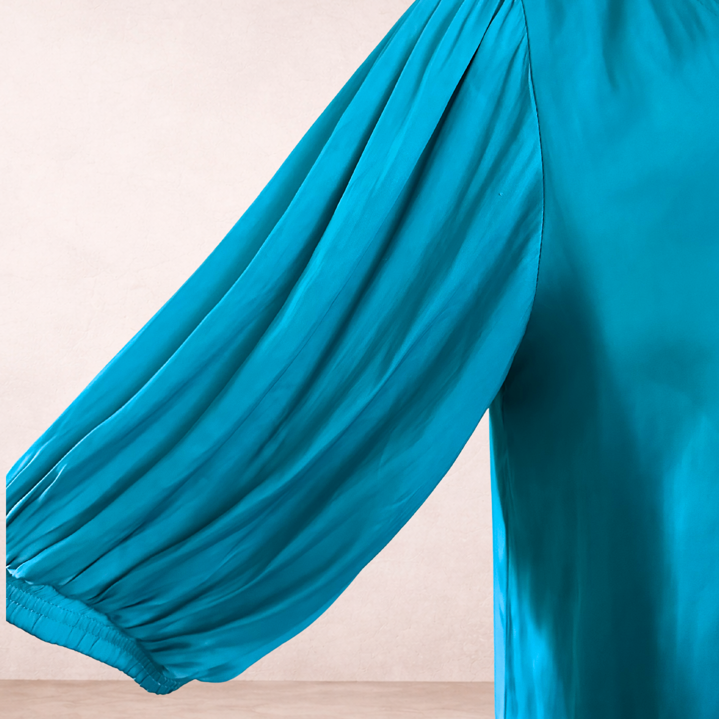 Rockmans Aqua Green Blouse Top | Size 16