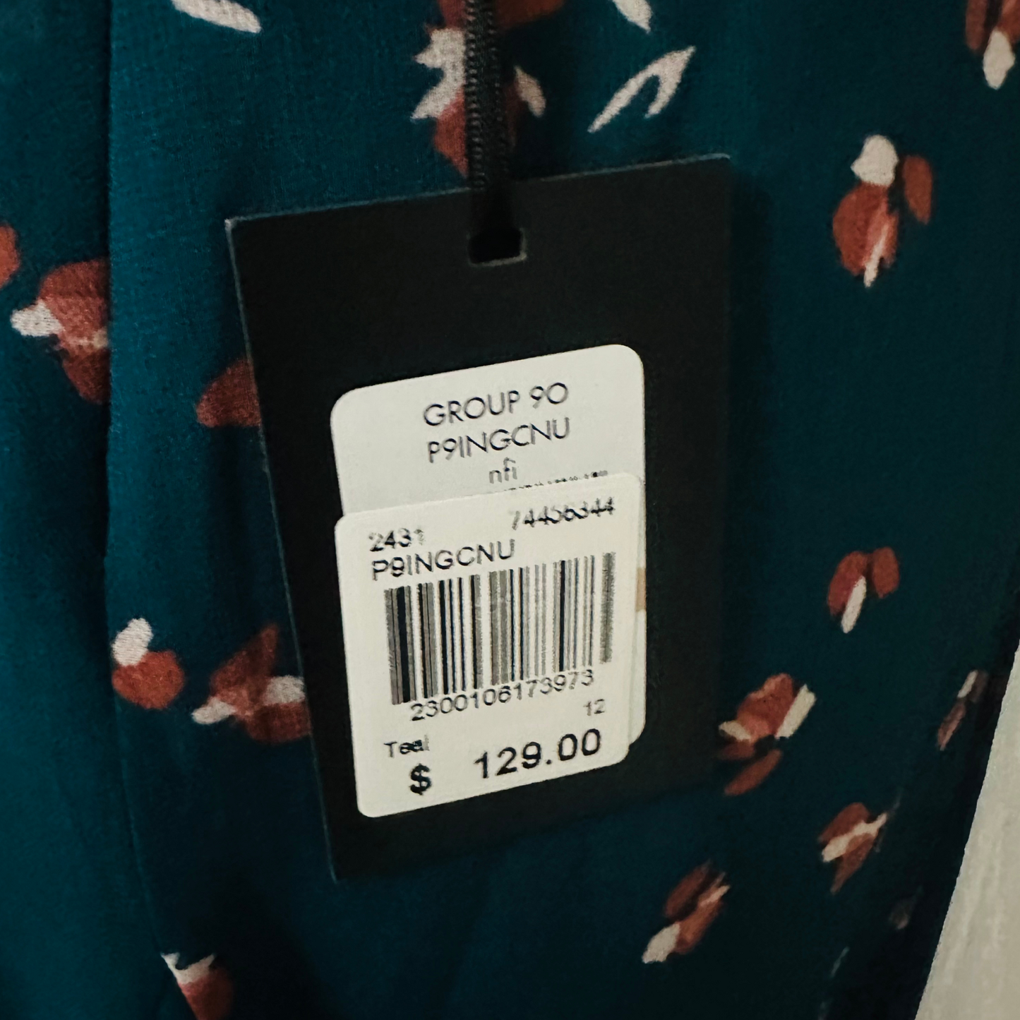 DKNY Green Floral Midi Skirt | Size 16 | New with tags