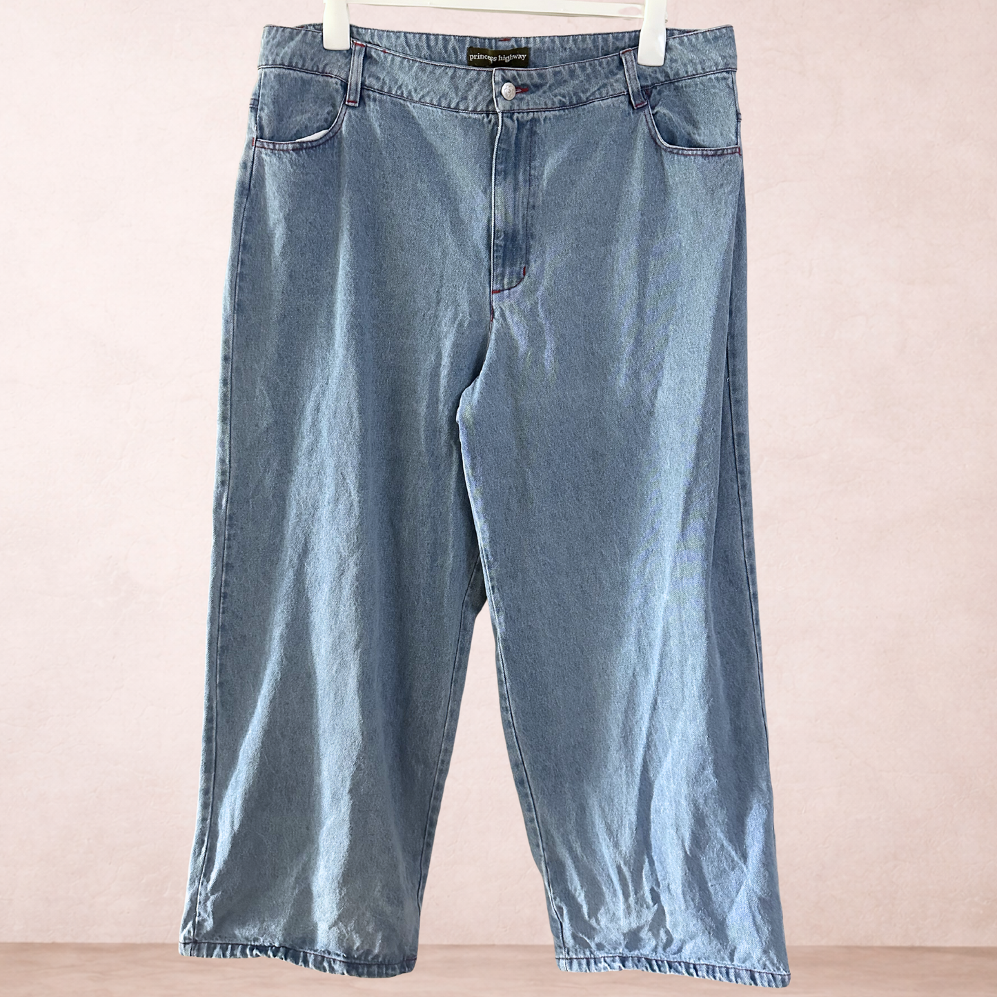 Princess Highway Blue Wide Leg Jeans | Size 20