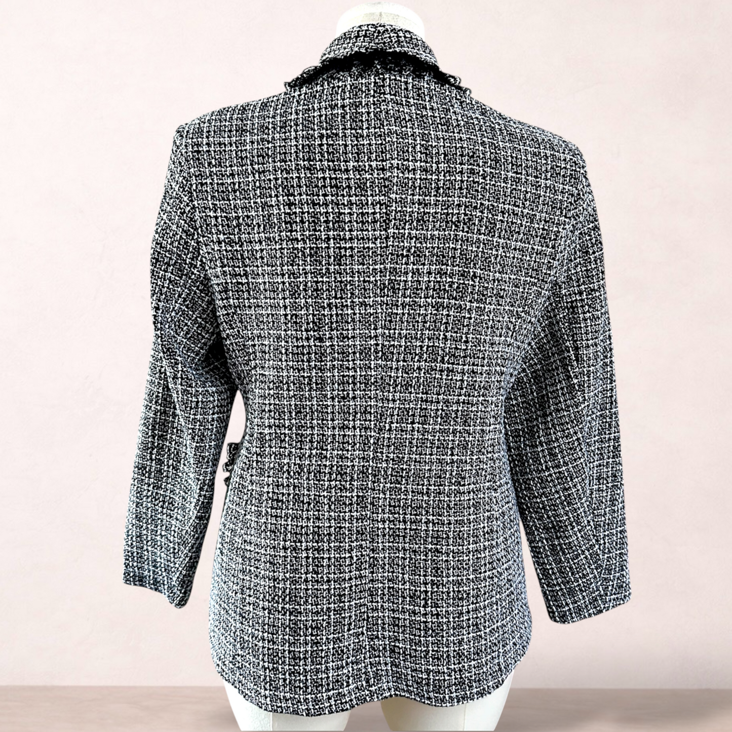 Shein Curve Tweed Blazer Jacket | Plus Size 0XL 14/16