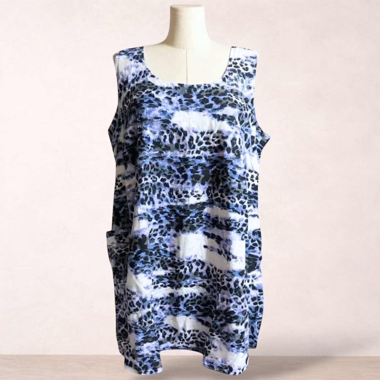 Autograph Print Pocket Shift Dress | Plus Size 22 | New with tags