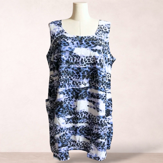Autograph Print Pocket Shift Dress | Plus Size 22 | New with tags