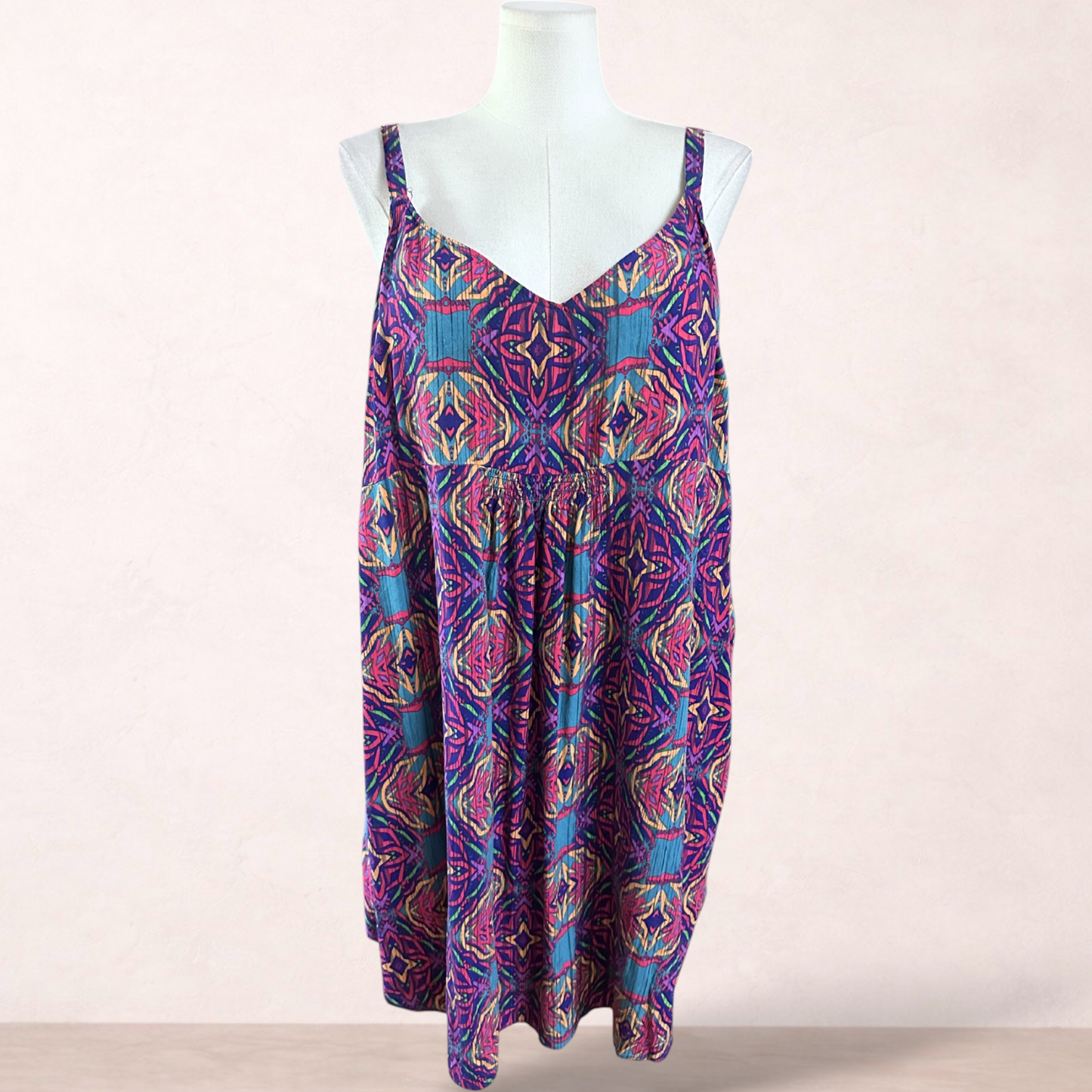 Beme Print Shift Dress | Plus Size 26