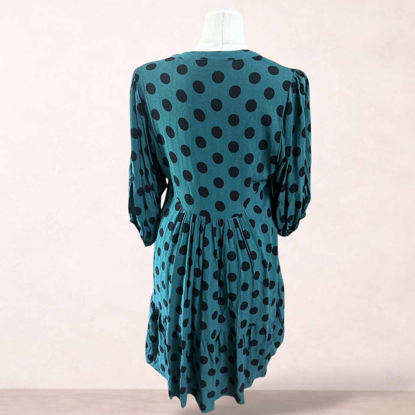 Label Of Love Green Rayon Dress | Size XL/16
