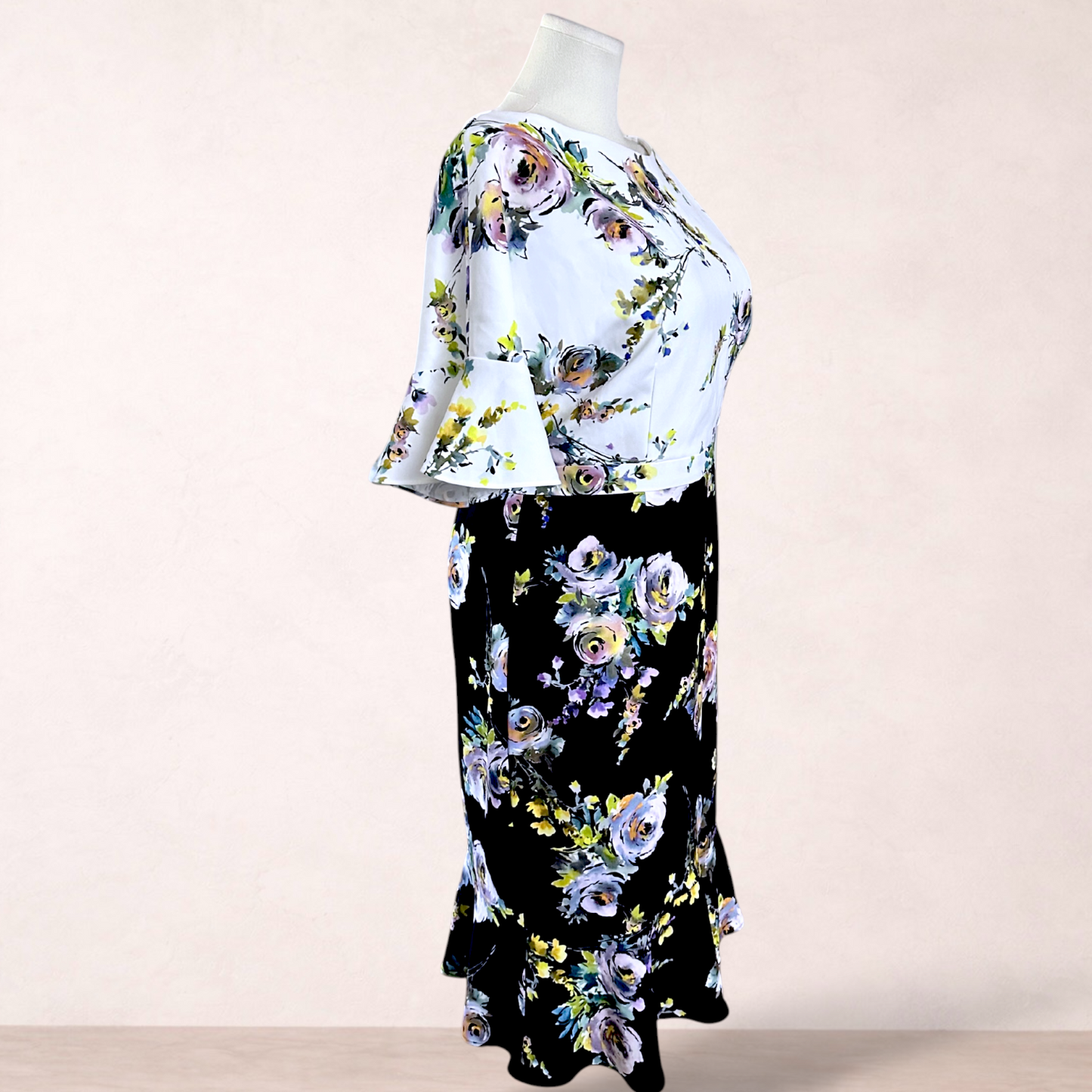 Phase Eight Floral Midi Dress | Size 18 | New with tags