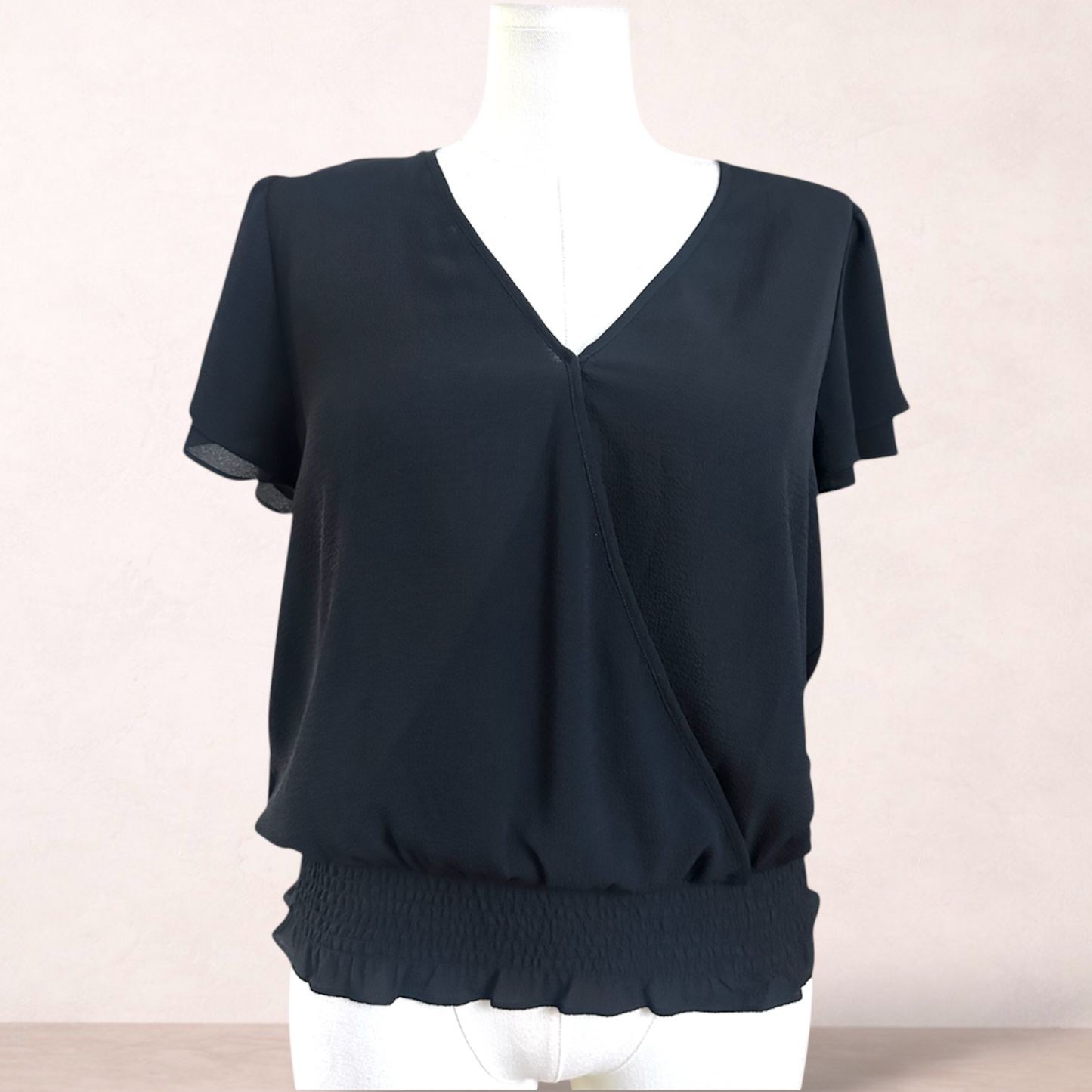 Seed Heritage Black Blouse Top | Size 14