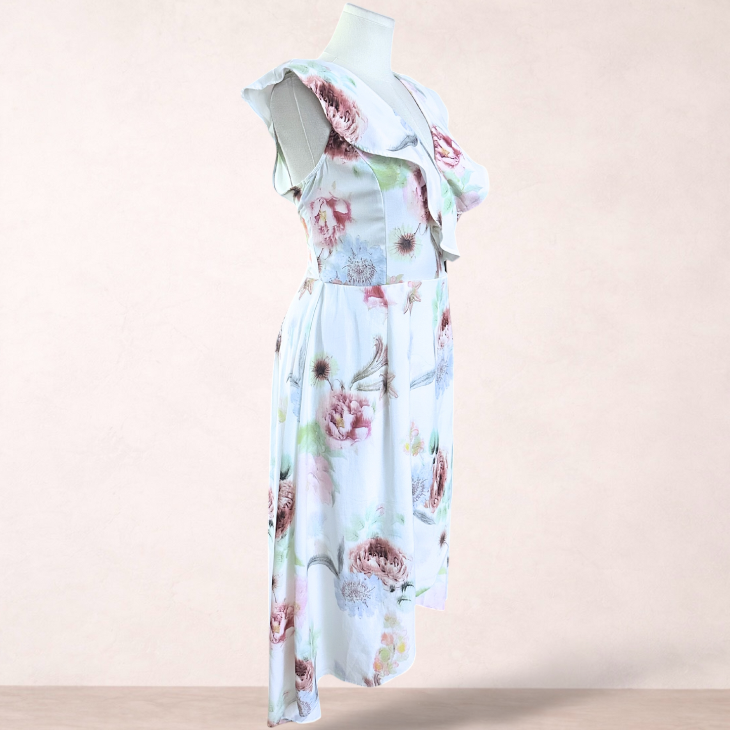 City Chic Floral Wrap Midi Dress | Plus Size S/16