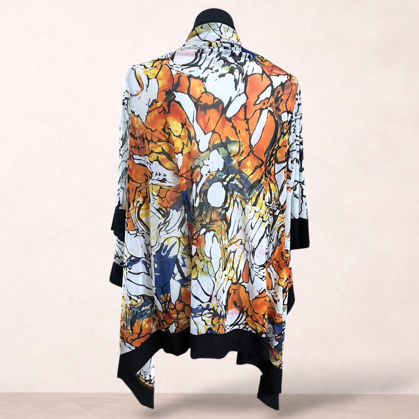 Anathea By Parakian Waterfall Draped Cardigan | Size 46 (16-18)