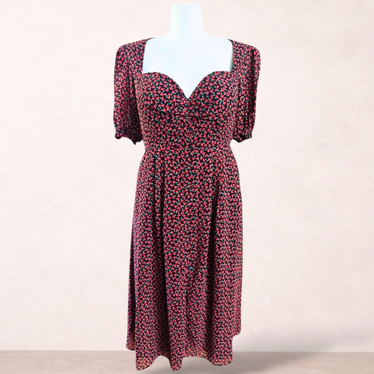 Seven Wonders Floral Midi Dress | Size 16 | New with tags