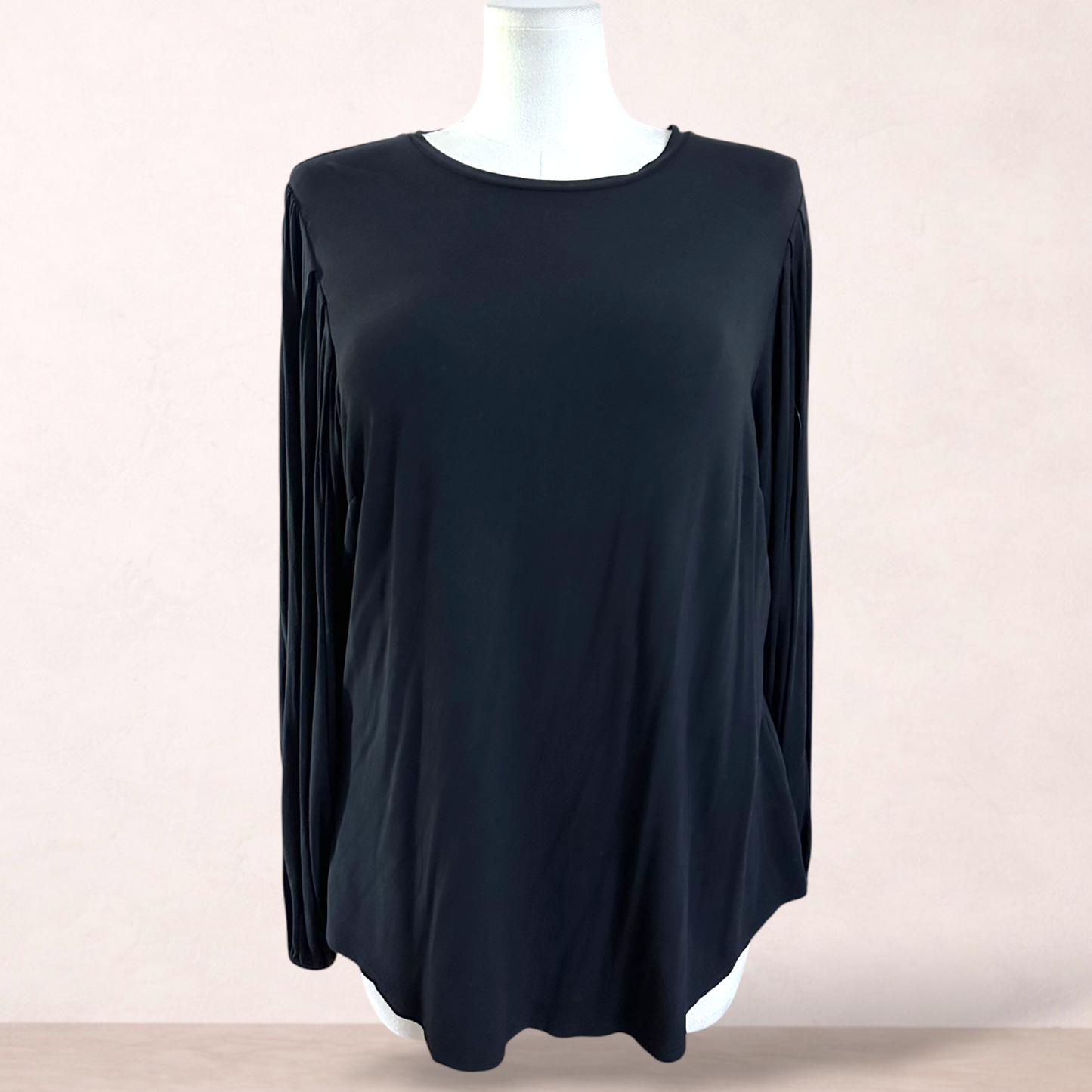 CCX By City Chic Black Long Sleeve Top | Plus Size M/18