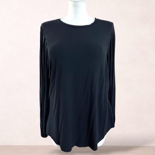 CCX By City Chic Black Long Sleeve Top | Plus Size M/18