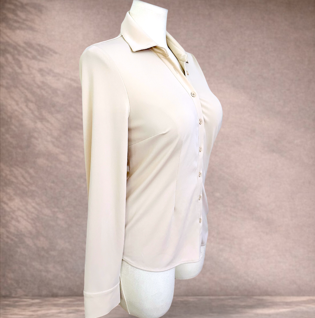 Portmans Beige Shirt Blouse | Size L/14