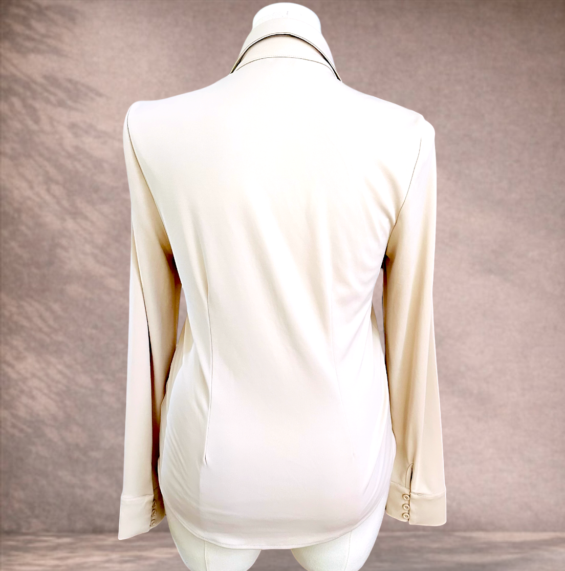 Portmans Beige Shirt Blouse | Size L/14