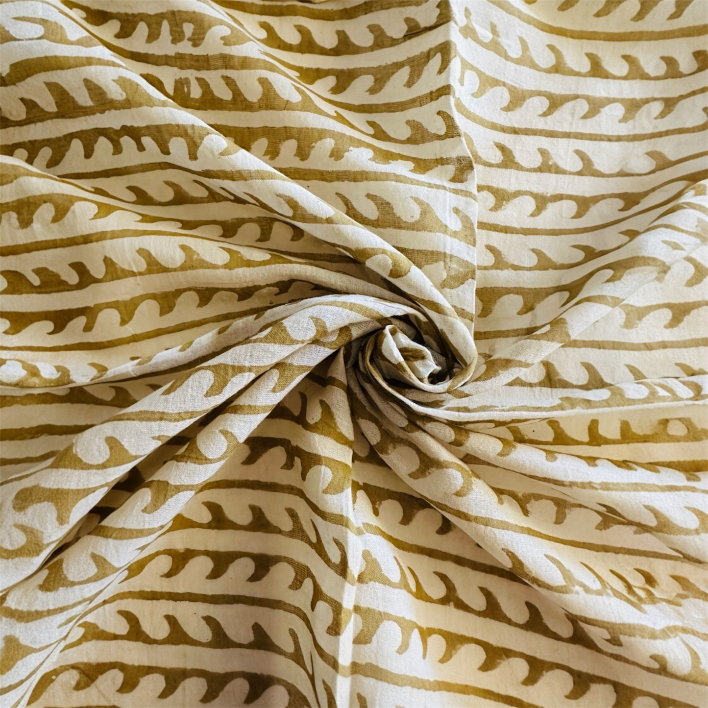 Sahara Kalamkari Sarong | Cotton Voile | Vintage Silk Trim