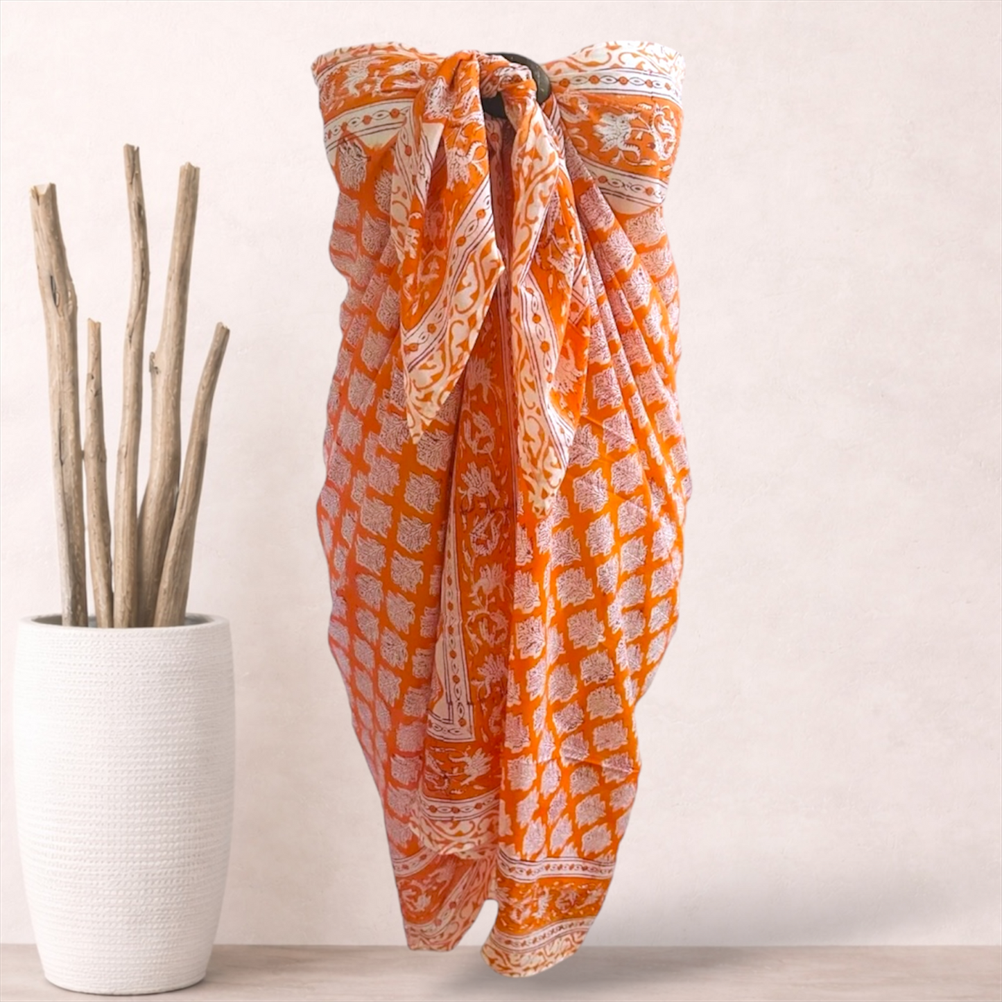 Kamala Shibori Sarong | Cotton Voile