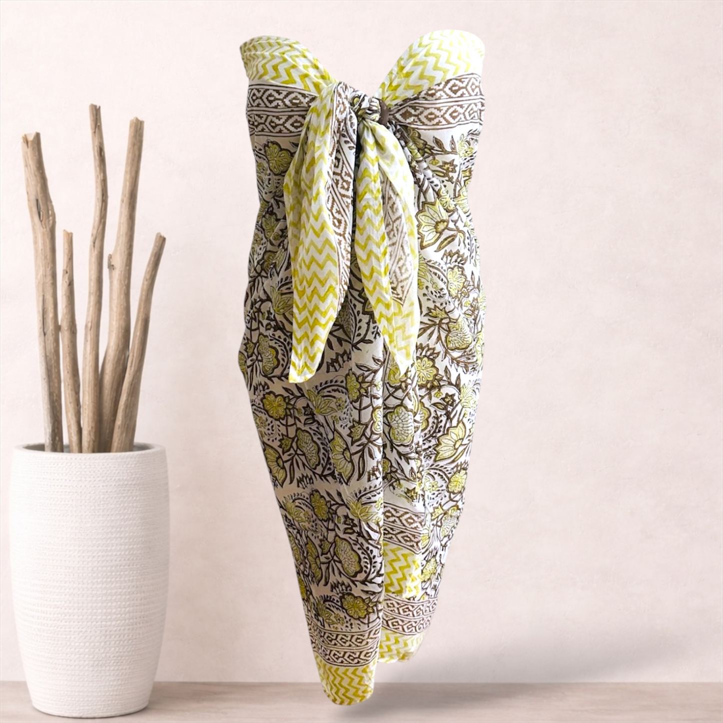 Indira Shibori Sarong | Cotton Voile