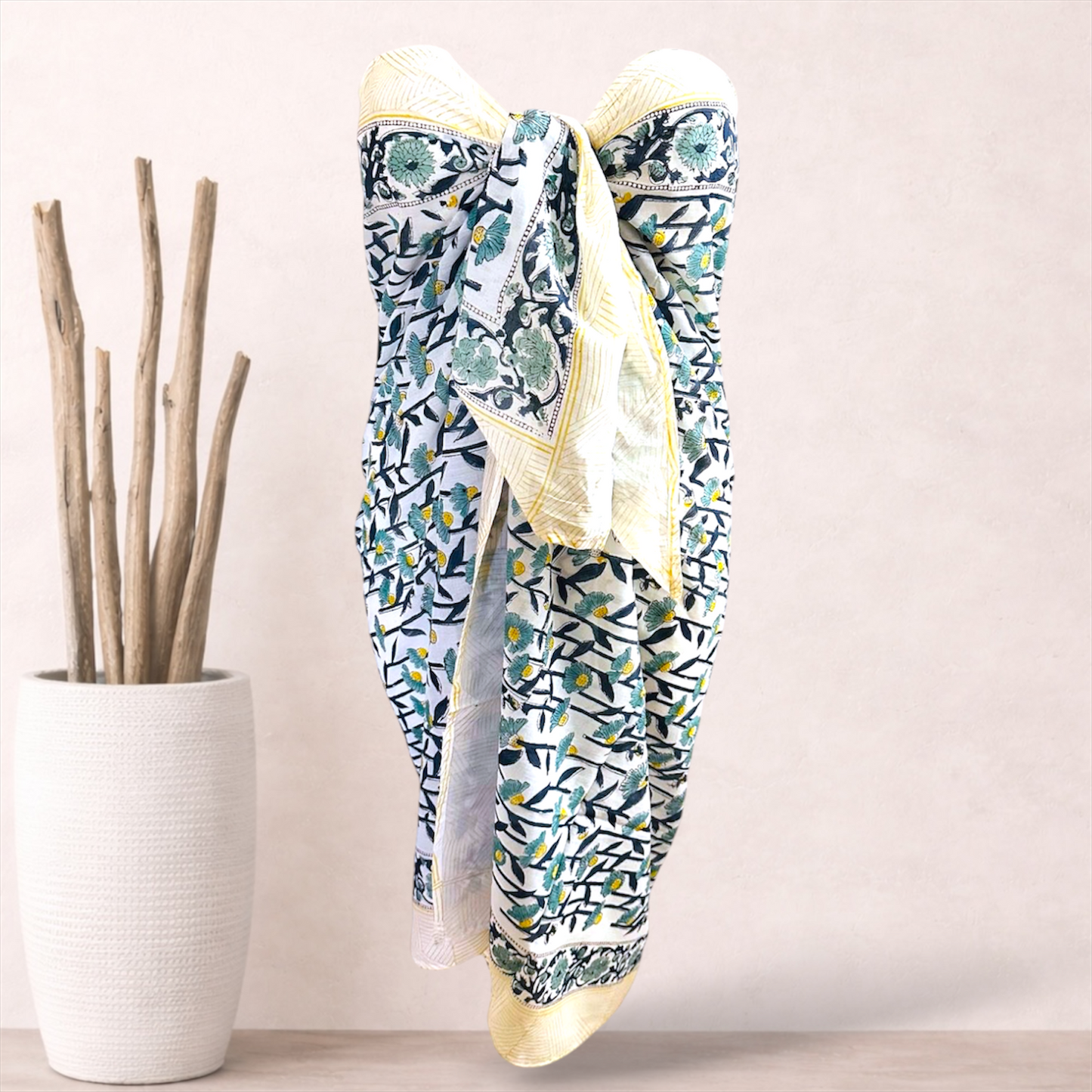 Jahnavi Shibori Sarong | Cotton Voile