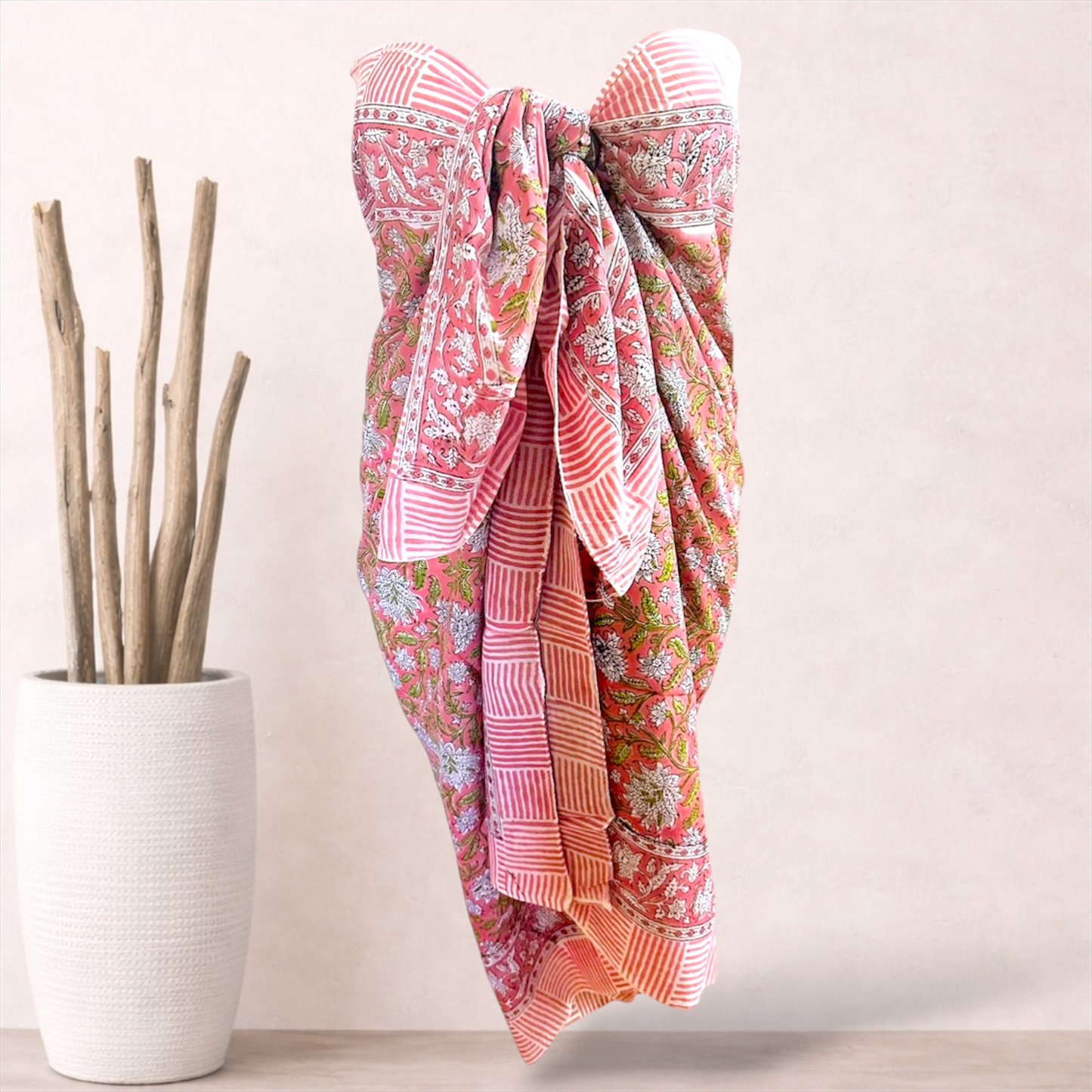 Shyla Shibori Sarong | Cotton Voile
