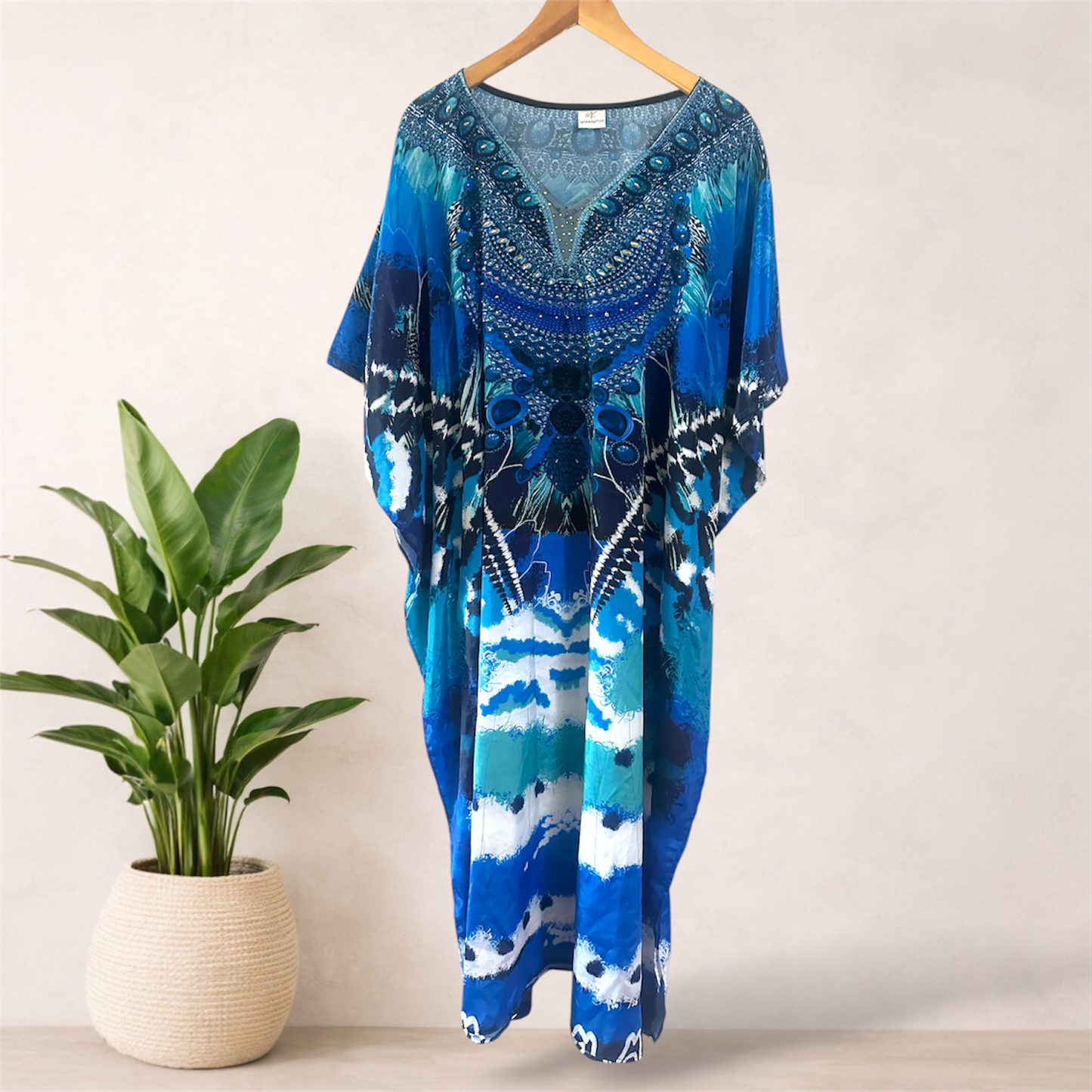 Neelam Mahal Embellished Kaftan | Fits 16–24