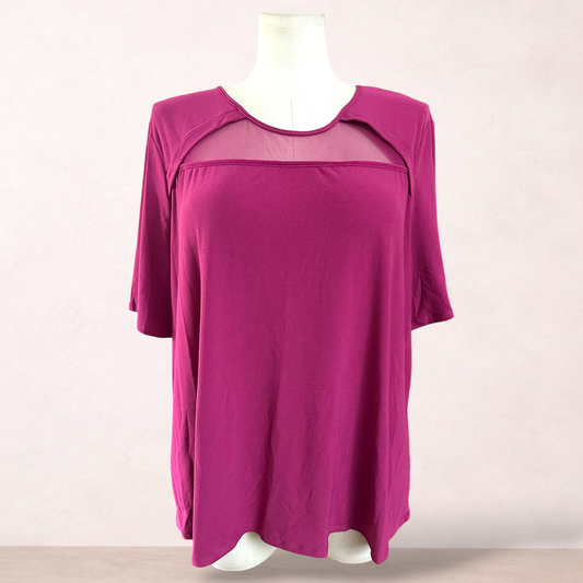 Love Scarlet Pink Top | Plus Size 2X 22/24