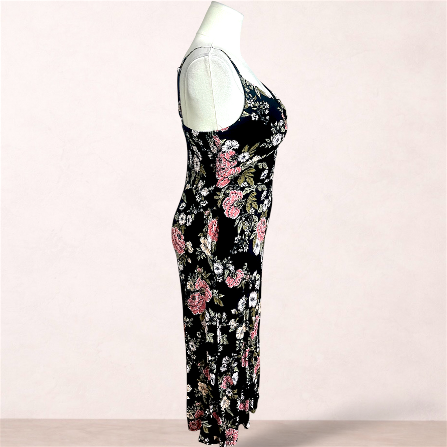 Dotti Black Floral Jumpsuit | Size 16