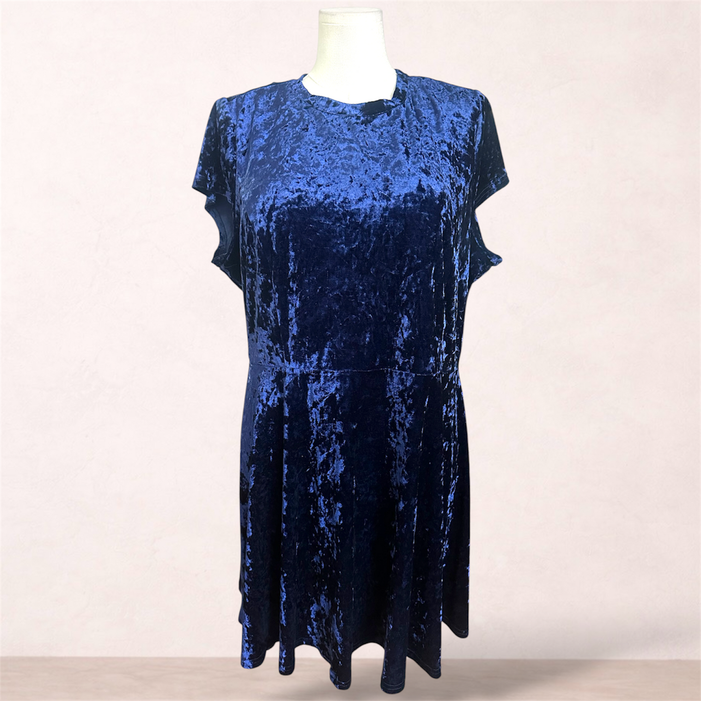 Fox + Royal Crushed Velvet Dress | Plus Size 3X/20