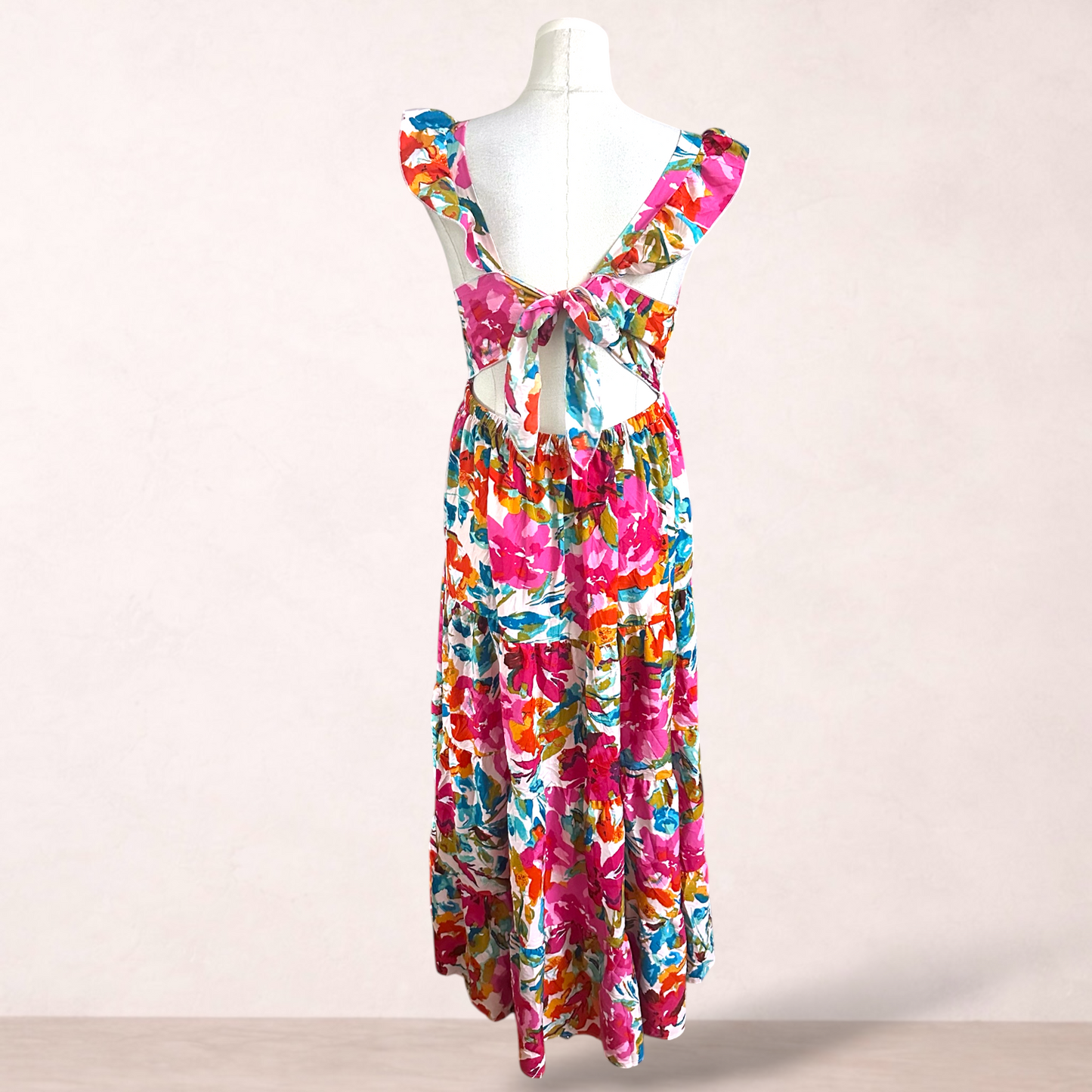 Shein Curve Boho Floral Maxi Dress | Size 1XL/18