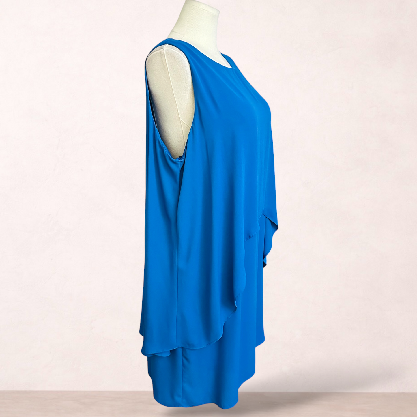 Katies Blue Layered Dress | Size 20