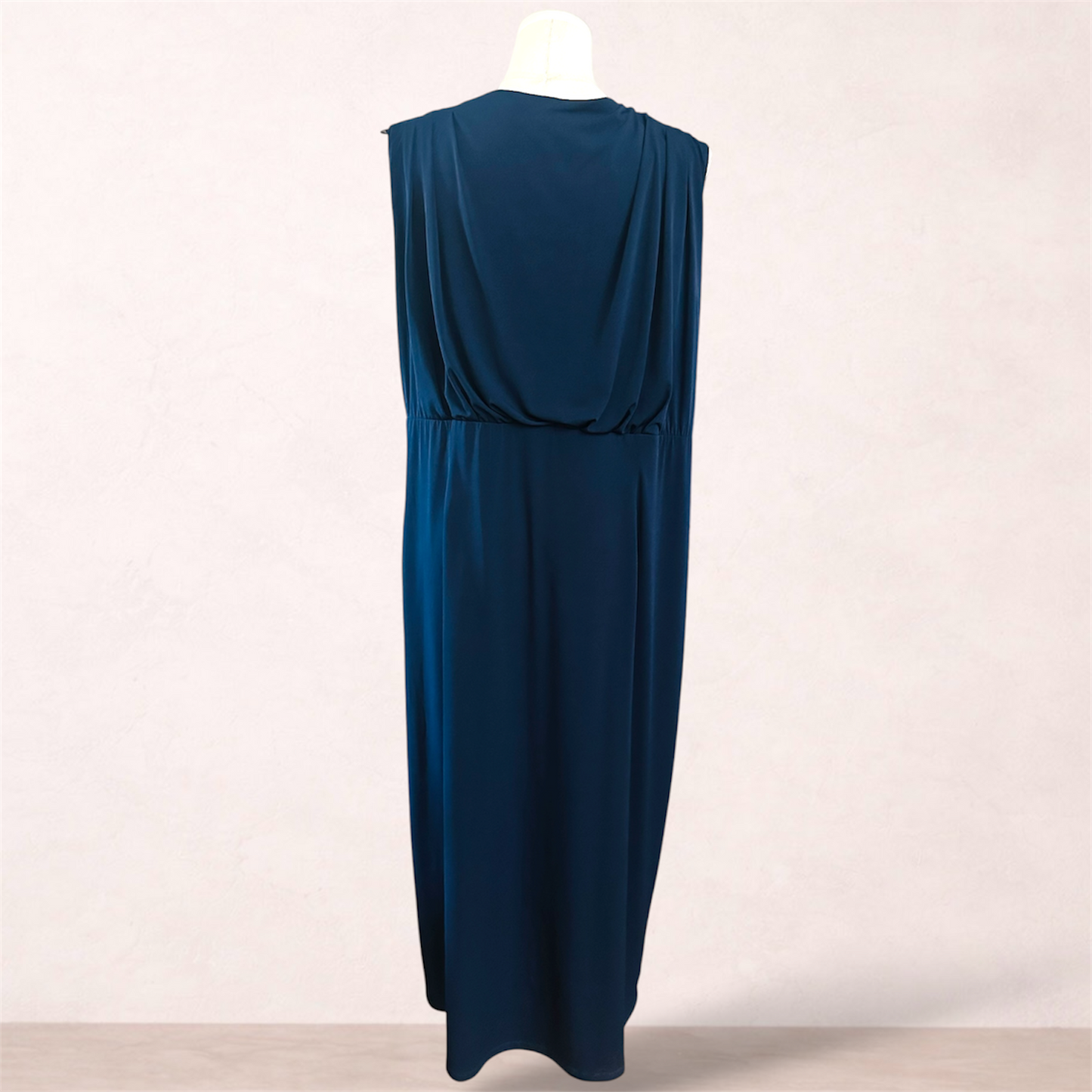 Autograph Navy Blue Maxi Dress | Plus Size 22