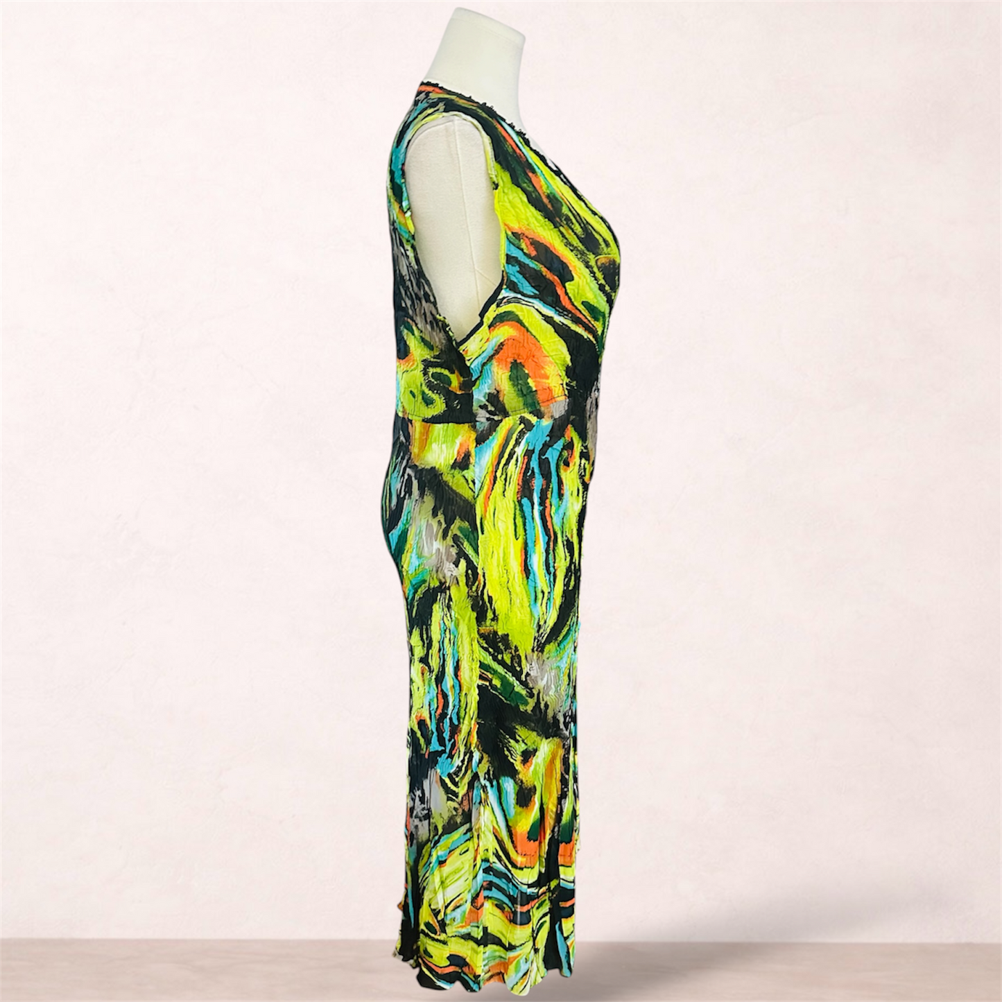 Liz Jordan Crushed Layering Maxi Dress | Size XL/16