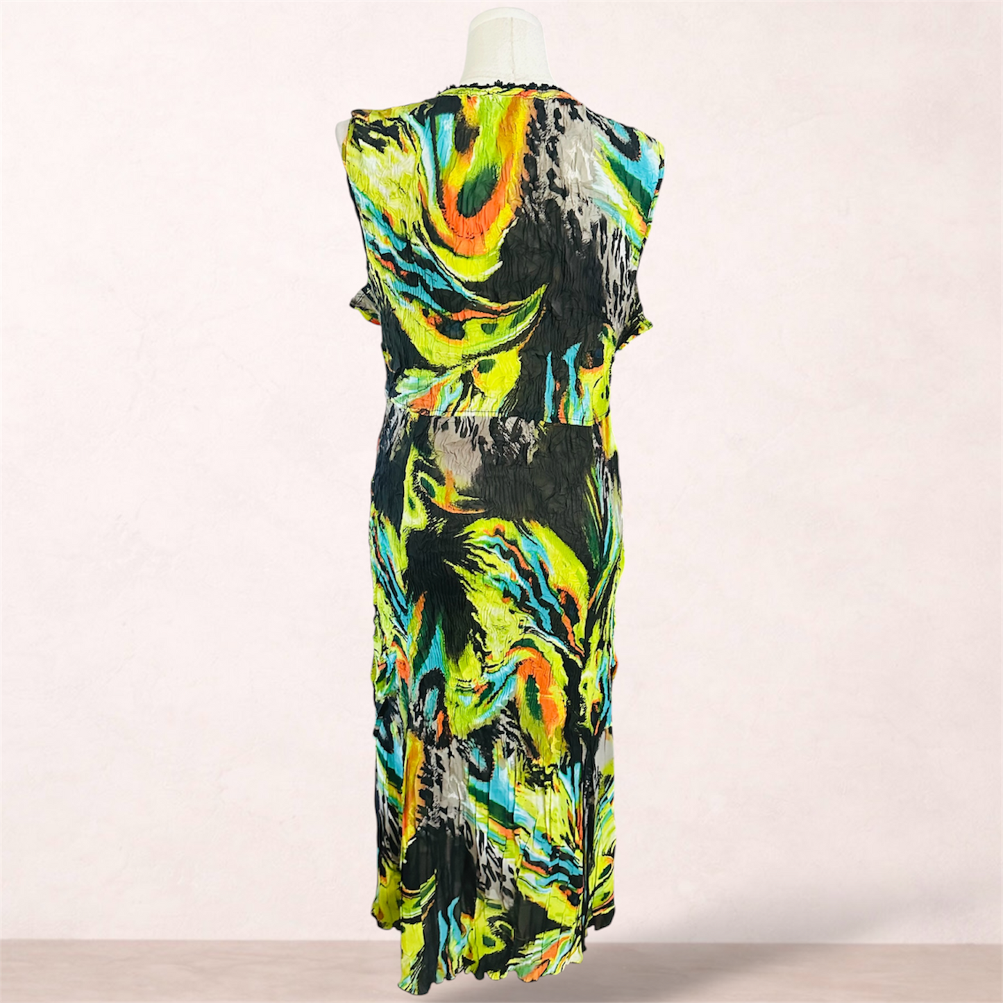 Liz Jordan Crushed Layering Maxi Dress | Size XL/16