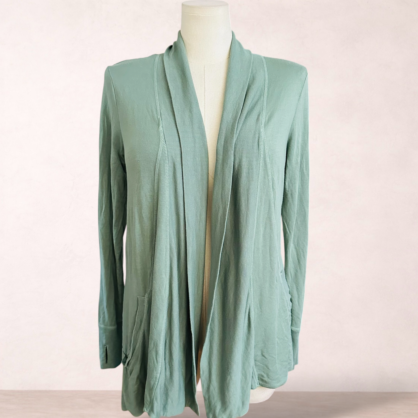 Crane Performance Sage Green Cardigan | Size L