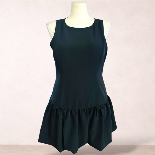 Lily Loves Black Bow Detail Short Dress | Size 16 | New with tags