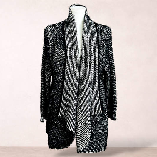 Taking Shape Open Style Knit Cardigan | Plus Size M/18